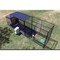 K9 Kennel Store K9 Kennel Castle With 4ft X 16ft X 7ft Tall Run and Metal Cover Ultimate U7T4X16KC - alternate 3