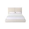Homeroots Beige Tufted Boucle Queen Bed Frame 606424 - alternate 1