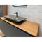 Apollo Tile 20 pack Warm Greige 3-in. x 12-in. Matte Finished Glass Subway Wall Tile 5 Sq ft/case APLA88085M 3X12A - alternate 6