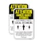 Signmission Attention Farmers Market Attendees Practice Social Dist, 18'' X 24'', Heavy Gauge Aluminum, 2PK A-1824-2PACK-25379 - alternate 1