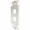 Tripp Lite SAFE-IT WALL-MOUNT INSERT 2-PORT IVORY N042DAB-002V-IV - alternate 3