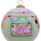 Homeroots Baby's First Christmas with Motifs Hand Painted Mouth Blown Glass Ornament 477454 - alternate 6