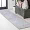Jonathan Y Cole Minimalist Diamond Trellis Light Gray/White 2 ft. x 8 ft. Runner Rug SEU102G-28 - alternate 1