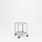 Pucel Two Shelf Utility Table, 23 in W x 24 in D x 34 in H, Gray TU-2324-2-C5 - alternate 1