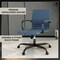Leisuremod Harris Faux Leather Office Chair - Mid-Back Ergonomic Swivel Desk Chair, Iron Base HOBL19BUL - alternate 8