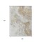 Homeroots 9' X 12' Ivory And Beige Abstract Washable Indoor Outdoor Area Rug 617636 - alternate 3