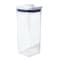 Oxo Oxo Medium Pop Container, 1.7 qt Capacity, SAN, Clear/White, 4.1 in L, 4.1 in W, 9.8 in H 11233900 - alternate 1