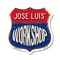 Signmission Jose Luis's Workshop, 6 Inch X 6 Inch, Plastic Sign SHI-P-6-489-JOSE LUIS - alternate 1