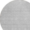 Homeroots 8' Silver Gray And Ivory Round Floral Washable Indoor Outdoor Area Rug 582376 - alternate 6