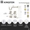 Kingston Brass Plumbing Sink Trim Kit with P-Trap, Polished Brass KPK110P2 - alternate 2