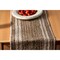 Homeroots 80" Brown Ivory And Natural Braided Jute Table Runner 534187 - alternate 1