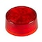 Grote Lighting 2in Round Red LED Clearance Marker Light - 3-Diode, 12V, Bracket Mount, FMVSS 108 Compliant MKR4500RPG - alternate 3