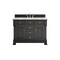 James Martin Vanities Brookfield 48 in. Single Vanity, Black Onyx w/3 CM Carrara White Marble Top 547-V48-BKO-3CAR - alternate 1