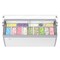 Koolmore 70 in. Gelato Dipping Cabinet Display Freezer with Sliding Glass Door and Sneeze Guard, 20 Cu. Ft. KM-GDC-71SD-FG - alternate 11