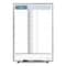 Quartet In/Out Board, Steel, 16 in, 11 in, Aluminum Frame, White/Gray, Gloss 33703 - alternate 1