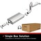 Bre Exhaust Exhaust System, Aluminized Steel; With Muffler; 2-1/4 Inch Pipe Diameter; Single Exhaust 106-0051 - alternate 3