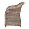 Bali & Pari Amanda Antique Kubu Grey Rattan Armchair 267-14704-ZORO - alternate 5