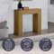 Alaterre Furniture Stockyard Solid Wood Console Table 36 in Modern Farmhouse Small Entryway Table AFTBL-036 - alternate 7