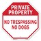 Signmission Private Property No Trespassing No, 10 Inch X 10 Inch, Aluminum Metal Signs OC-A-10-158 - alternate 1