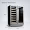 Tcl 5.3 Cu. Ft. 20-Bottle & 78-Can Wine & Beverage Cooler, Dual- Zone, Glass Door, Stainless Steel TRD20B8AS - alternate 7