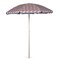 Picnic Time Family Of Brands 5.5 Ft. Portable Beach Umbrella, Vibe Collection - Navy Blue, Orange, & Gray Pattern 822-00-325-000-0 - alternate 1