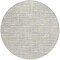 Homeroots 8' Beige And Gray Round Abstract Washable Indoor Outdoor Area Rug 602541 - alternate 6