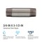 Southland 3/4-in x 3-1/2-in Galvanized Steel Schedule 40 Nipple 564-035HN - alternate 4