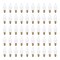 Bulbrite 15w Dimmable Clear CA8 Incandescent Light Bulbs Candelabra (E12) Base, 2700K Warm White Light, 50PK 861987 - alternate 1