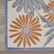 Homeroots 4' X 6' Beige Floral Indoor Outdoor Area Rug 572821 - alternate 9
