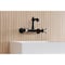 Kingston Brass Double-Handle Wall Mount Bathroom Faucet, Matte Black KS7250BEX - alternate 4