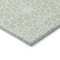 Homeroots 5' X 8' Mint Green And Ivory Geometric Washable Indoor Outdoor Area Rug 595092 - alternate 4