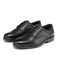 Handpoint Classic Black 4 in Oxford Work Shoes-Mens Full Grain Leather Safety Dress Shoes, KEVLAR , 9 RV2103-EE-9 - alternate 5