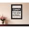 Homeroots Crazy The New Normal 2 Black Framed Print Wall Art 407643 - alternate 4