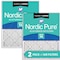 Nordic Pure 18x20x1 Plus Carbon Pleated Air Filter, High Capacity, MERV 14, 2 PK 18x20x1M14+C-2 - alternate 1