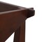 Leisuremod Imperial Triangle Coffee Table Base, Dark Walnut NG52DWB - alternate 5