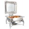 Megachef 6.3 Quart Stainless Steel Rectangle Professional Chafing Dish/Buffet Server Serving Dish MG-430702 - alternate 1