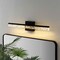 Jonathan Y Mario 22" 1-Light Modern Contemporary 360-Degree Rotatable Iron/Seeded Acrylic Integrated LED Vanity JYL7128A - alternate 6