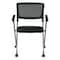 Office Star Products FC Series Folding Chair with Screen Back, Black FC8487-231 - alternate 5