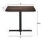 Flash Furniture 36" Square Tabletop, Seamless Surface Technology, Dark Brown with 30"x30" Black Table Height X-Base ST-SQ36-WBR-T3030-GG - alternate 4