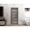 Sartodoors Slab Barn Door Panel 18 x 96in, Nebraska Grey W/ Frosted Glass, Pocket Closet Sliding QUADRO4445S-NEB-1896 - alternate 1