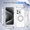 Alpha Digital iPhone 15 PROMAX Case w/ Magnet Ring Stand- Full Protection, Soft Flex -360 shockproof IP15PM-CLEAR - alternate 7