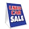 Signmission Used Car Sale, 36 Inch x 24 Inch A-frame Yard Sign, Plastic Sign SBC-2436-Used Car Sale - alternate 1