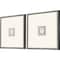Homeroots Set Of Two Coastal Intaglio I Silver Framed Print Wall Art, 2PK 526070 - alternate 4