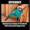 Makita Corded Corded Handheld Leaf Blower/Vacuum, 145 cfm, 203 mph, Not Rated UB1103 - alternate 14