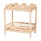Bali & Pari Eloisa Natural Rattan End Table with Scalloped Border 266-14575-ZORO - alternate 1