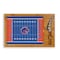 Picnic Time Family Of Brands NCAA Boise State Broncos Football Field Icon Glass Top Cutting Board & Knife Set 910-00-505-704-0 - alternate 1