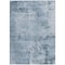 Homeroots 5' X 8' Denim Blue And Silver Abstract Washable Indoor Outdoor Area Rug 602696 - alternate 7