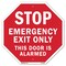Signmission Exit Sign, Plastic Sign, 18 in W, 18 in H OC-P-18-301 - alternate 1