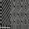 Homeroots 9' X 12' Black And Ivory Geometric Washable Indoor Outdoor Area Rug 596906 - alternate 4