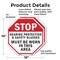 Signmission Stop Hearing Protection & Safety Gl, 10 inch X 10 inch, Aluminum Metal Signs, 2PK OC-A-2PACK-10-220 - alternate 6